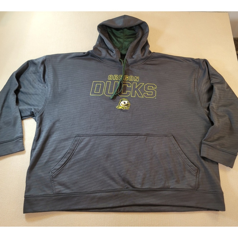 Russell Oregon Ducks Sweatshirt size 3XL fleece lined puddles on front